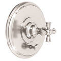 Satin Brass Tub & Shower Diverter Plate with Handle K910350