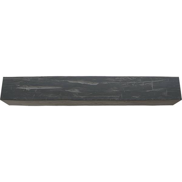 Aged Ash Hand Hewn Faux Wood Fireplace Mantel Z127