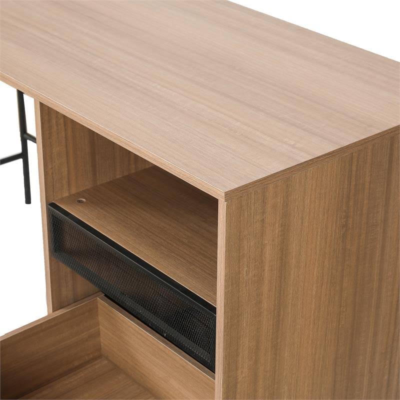 Light Oak Finish Home Office Desk E7767