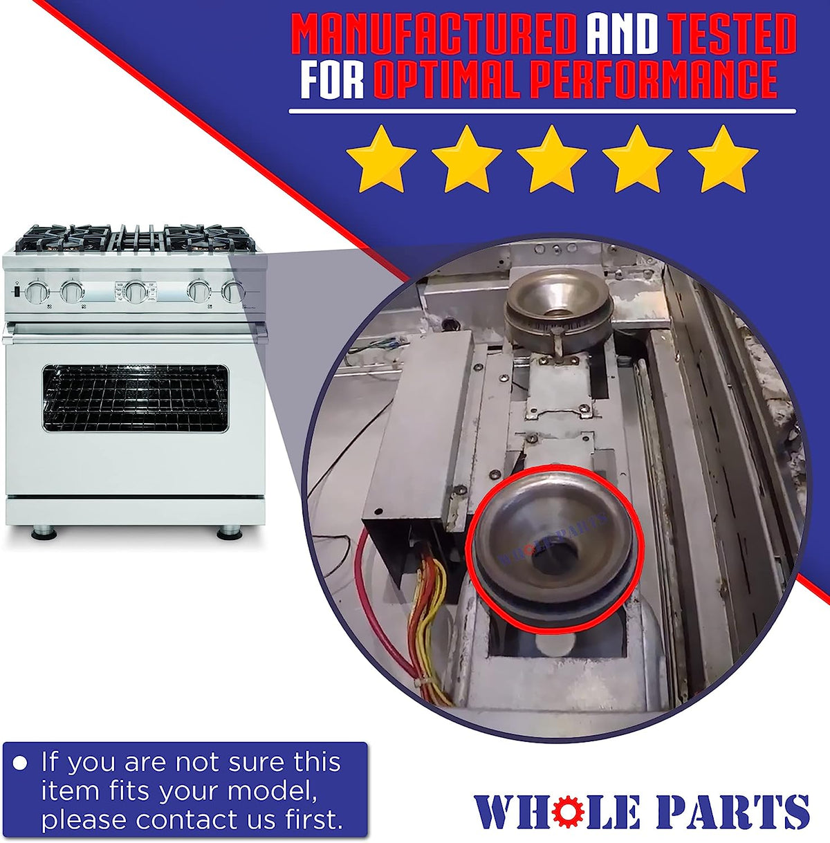Top Front Burner Assembly O3530