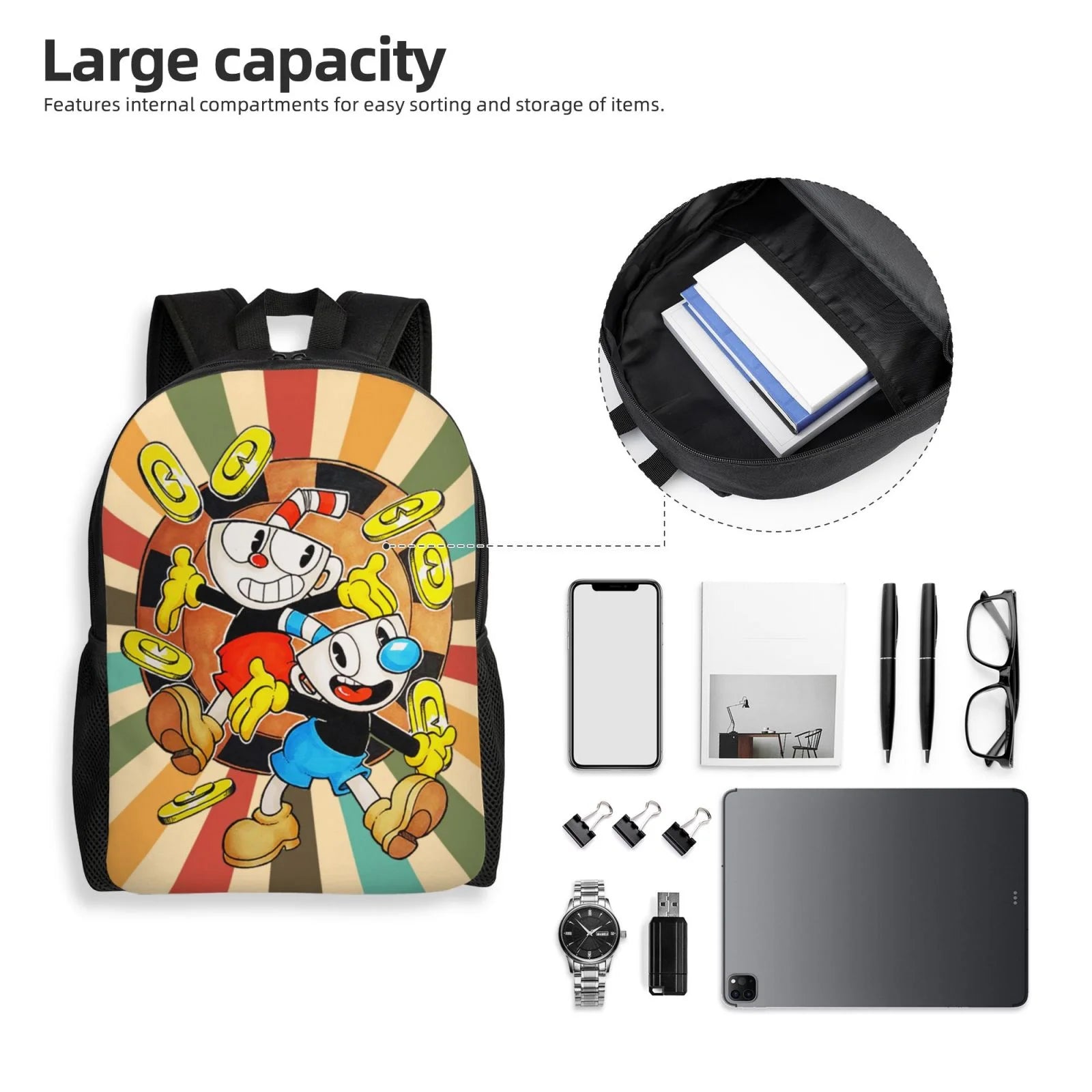 Lightweight Unisex Backpack B76601