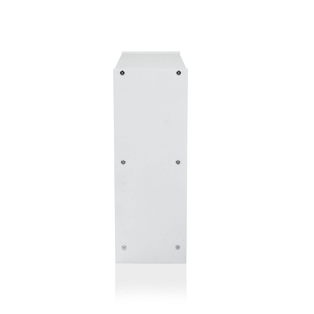 Solid Wood Bookshelf White J4054