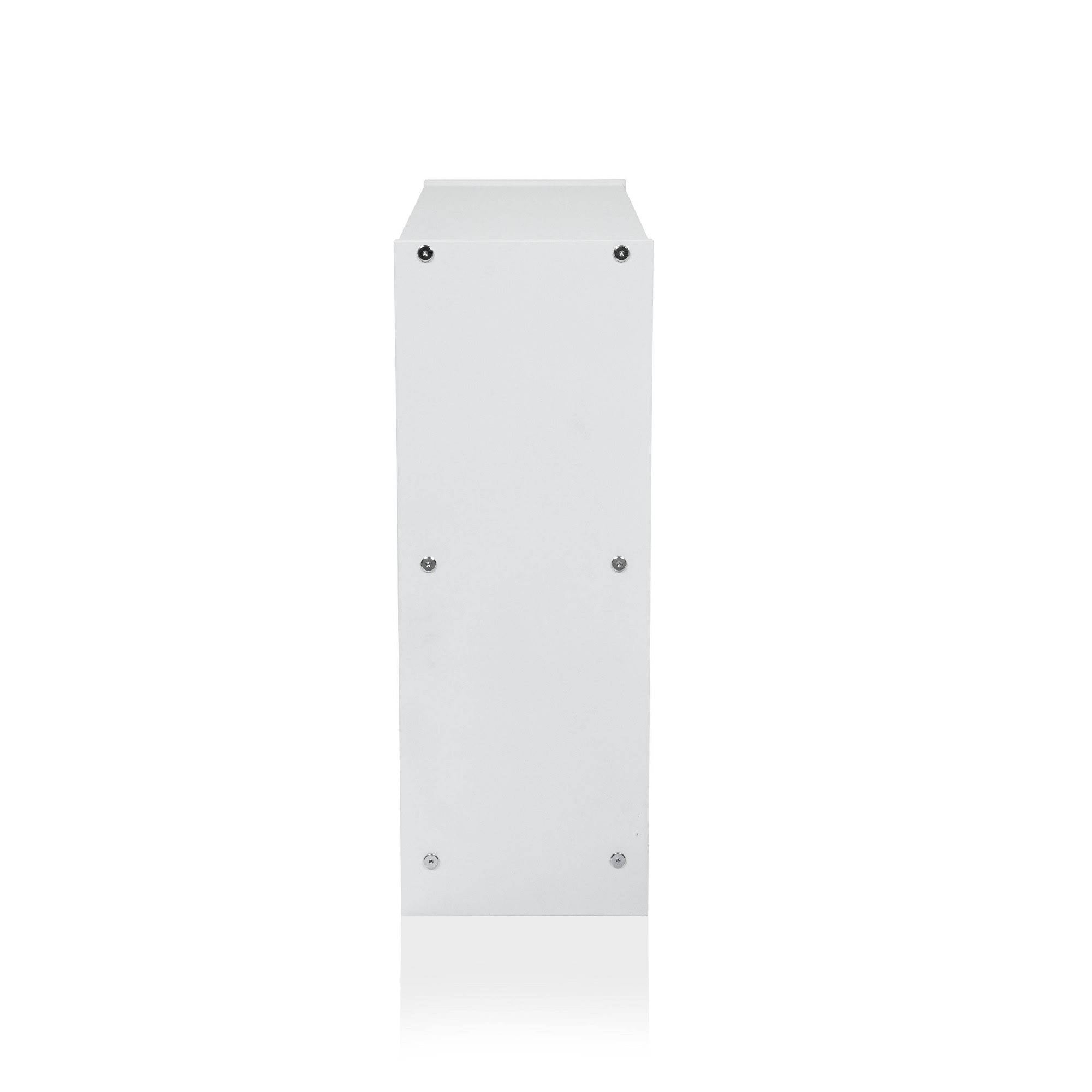 Solid Wood Bookshelf White J4054