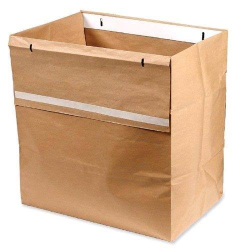 30 Gallon Recyclable Paper Shredder Bags, Brown, 50/Case O14031