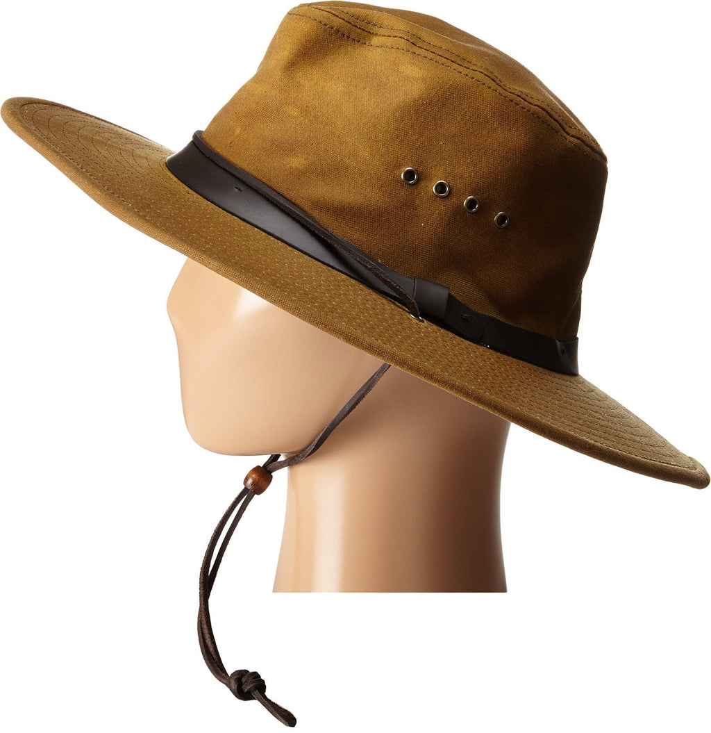 Dark Tan Tin Cloth Bush Hat Z284