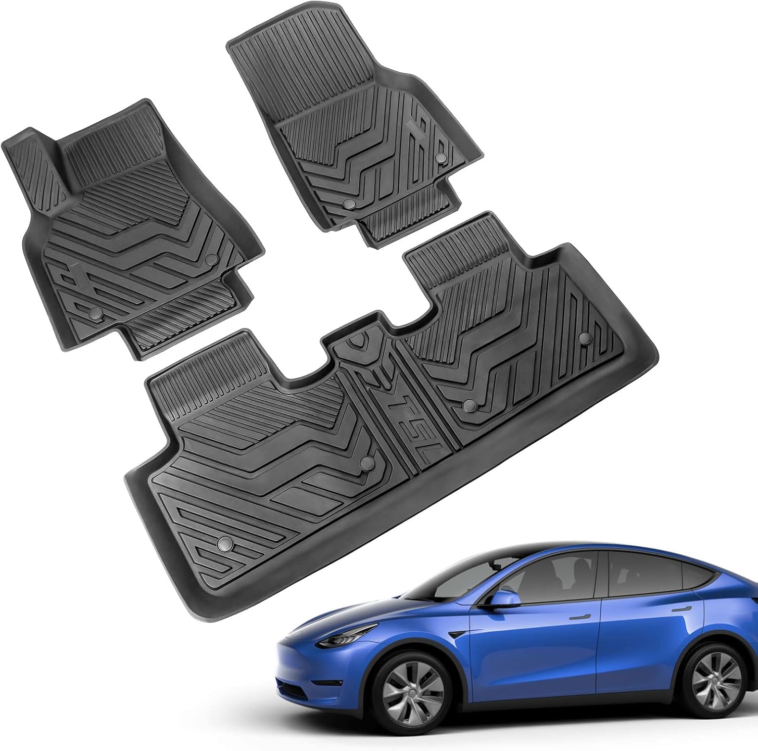 Tesla Model Y Trunk Mat Floor Mats Cargo Liner 5-Seater G164355