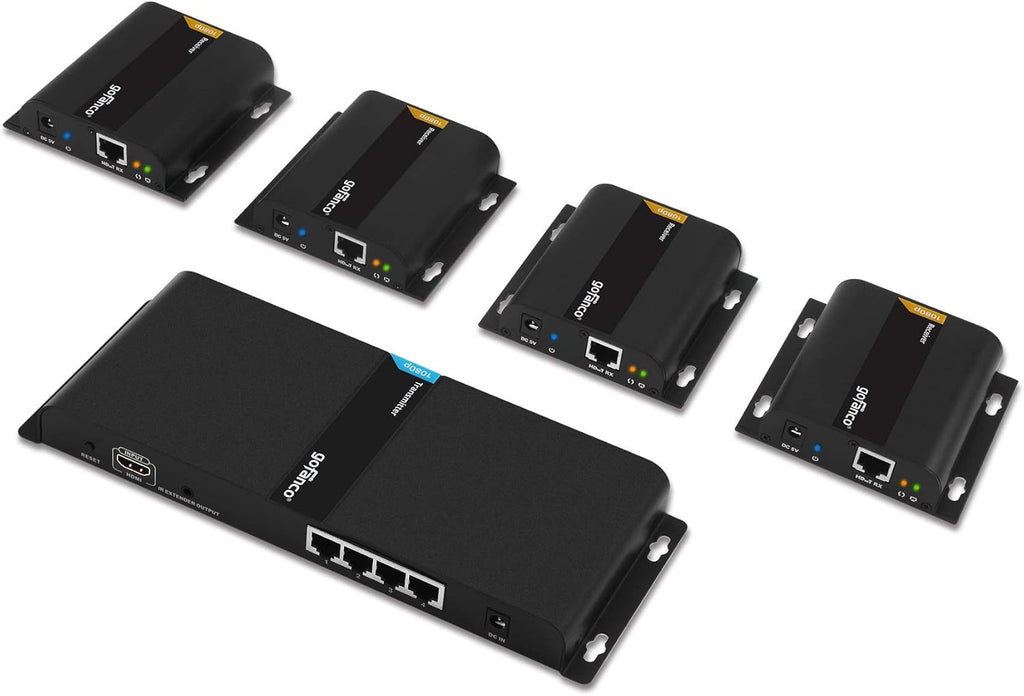 1080p 1x4 HDMI Extender Splitter Balun Q4914