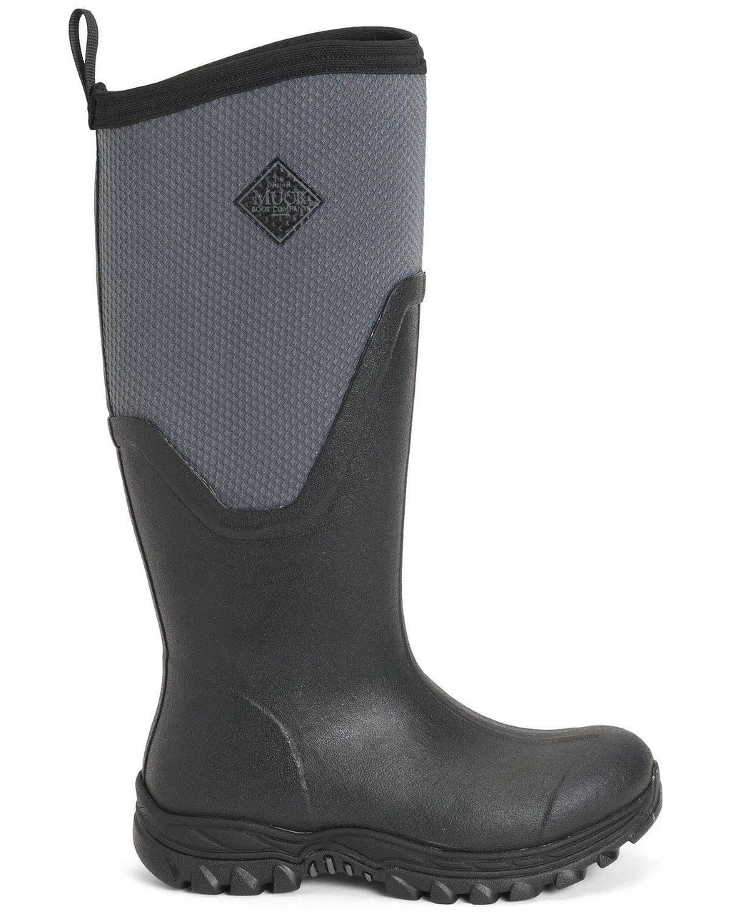 Grey Tall Work Boots U5033
