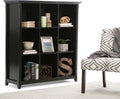 9 Cube Solid Wood Bookcase in Light Golden Brown Z244