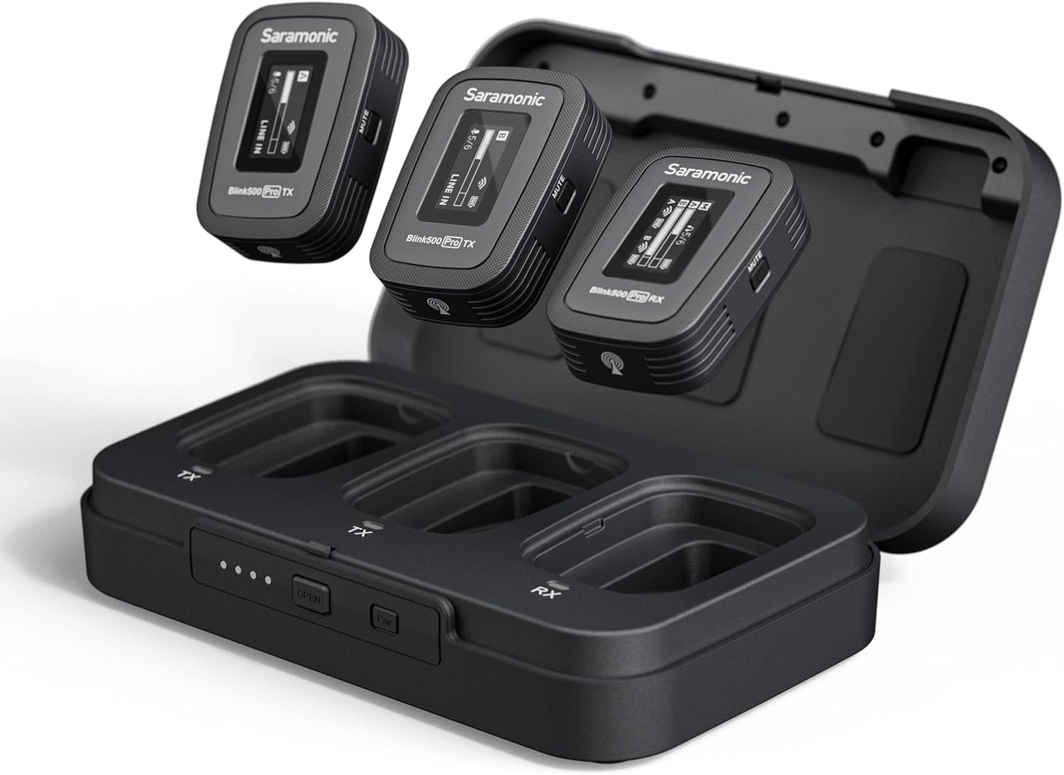 Wireless Lavalier Microphone System with Charging Case O423