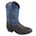 Brown/Navy Kids Western Boots C6309