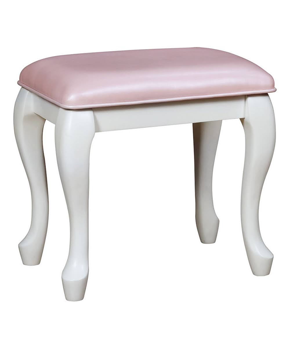 White Vanity Stool V474257