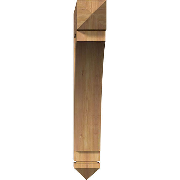 Western Red Cedar Smooth Bracket D124
