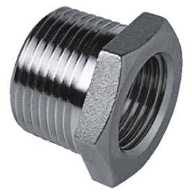 Cast Pipe Fitting Hex Bushing 1-1/4x22 x 1x22 NPT Male x Female - Pkg Qty 25 V977