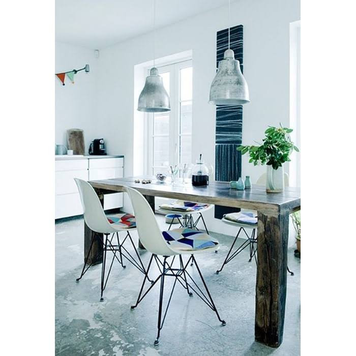 Set of 4 Black Plastic Dining Room Chairs O23029