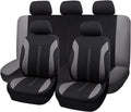 Gray Black Full Set Car Seat Covers F267