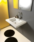 Ceramic Bathroom Sink with Overflow V64941