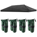 19x9.5 Ft Pop Up Canopy Top Replacement with 4 Set Sand Bags F425735