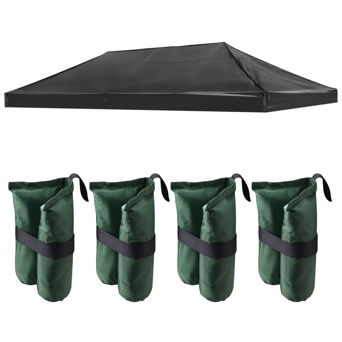 19x9.5 Ft Pop Up Canopy Top Replacement with 4 Set Sand Bags F425735