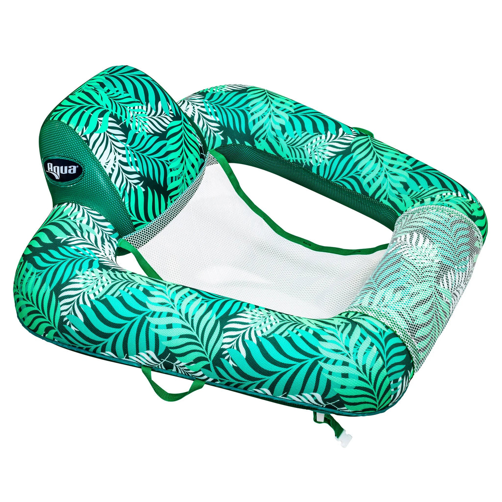 Green + Teal Fern Pool Lounge Chair Float F279