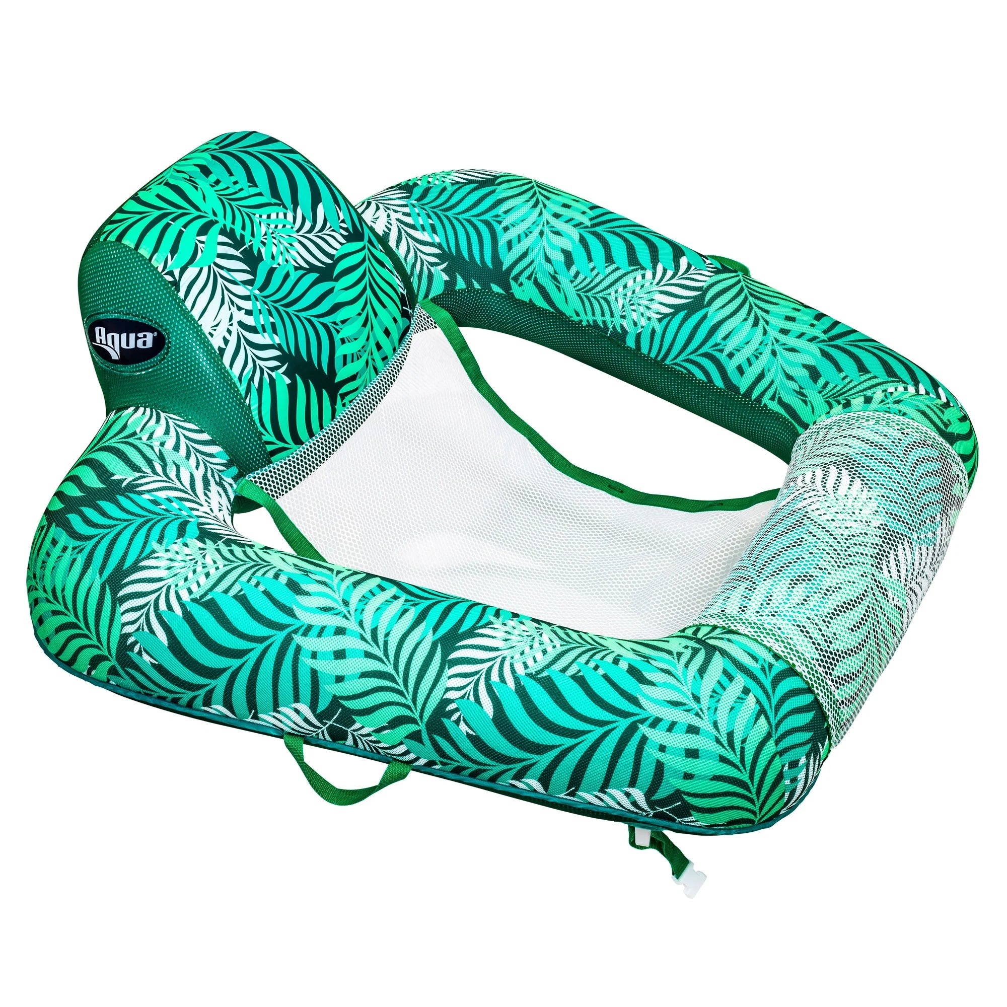 Green + Teal Fern Pool Lounge Chair Float F279