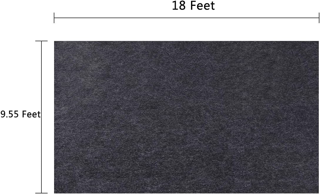 Wide Vehicle Garage Floor Mat 9.55feet x 18feet V802