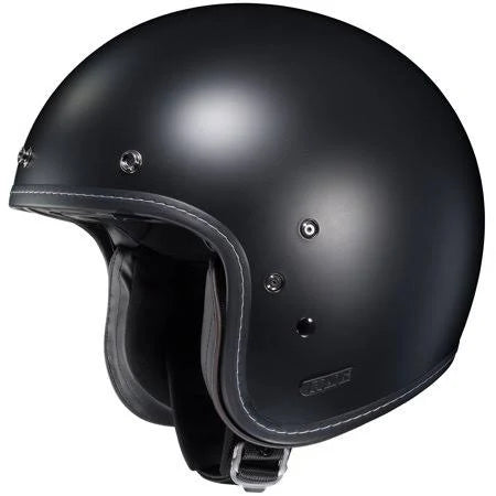 Semi Flat Black Solid Helmet N270