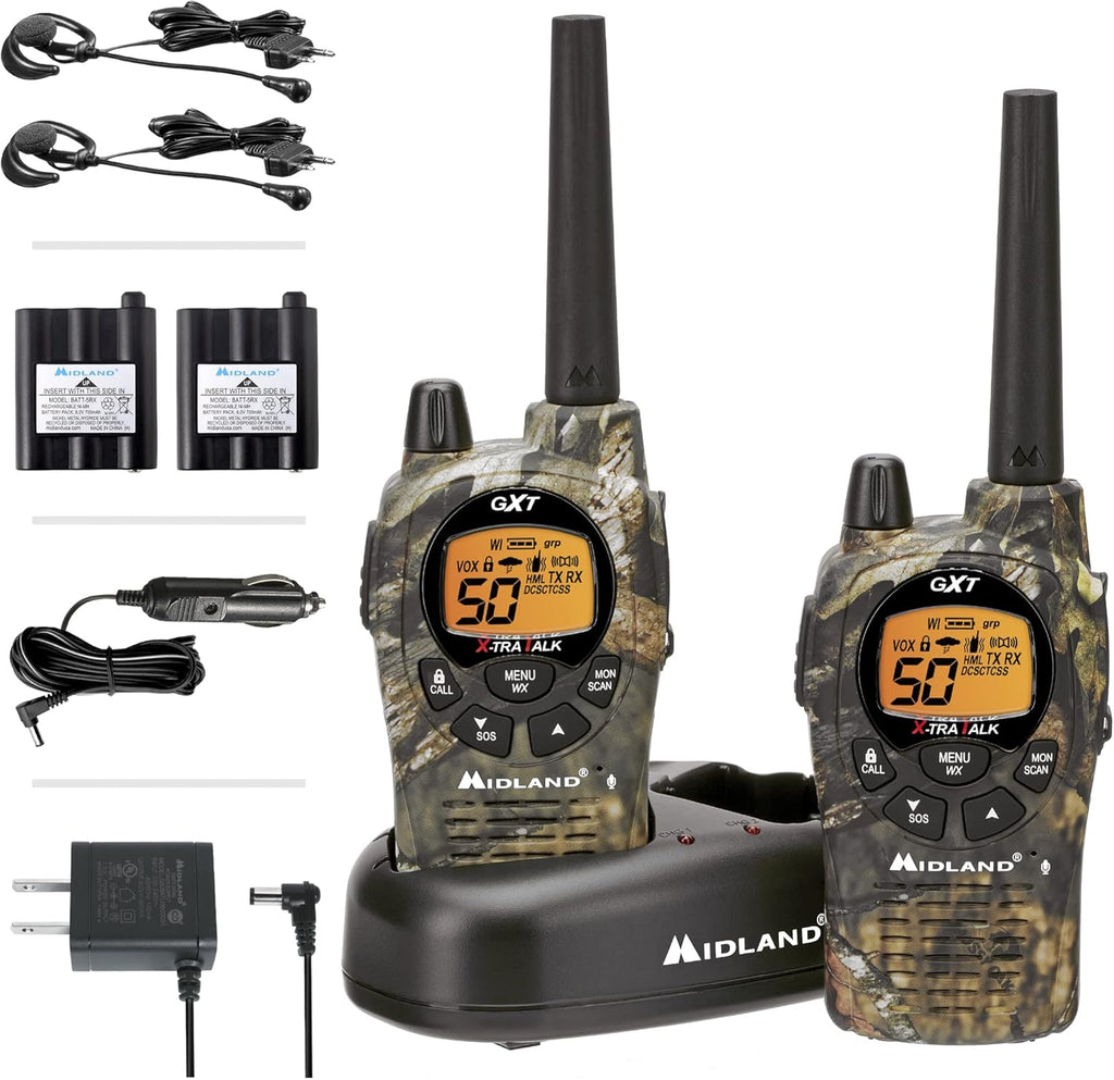 50 Channel GMRS Two-Way Radio, Mossy Oak Camo, 2-Pack D195516