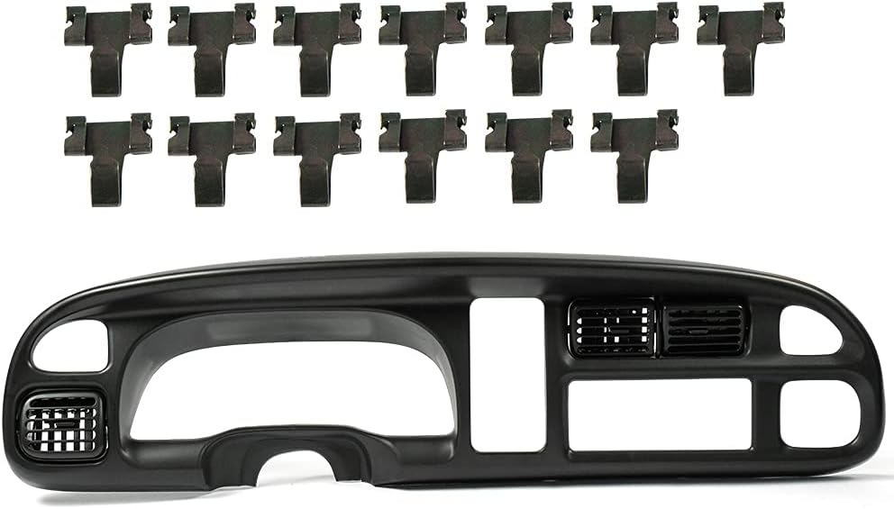 Dashboard Instrument Bezel with Vents, 13 Clips, Pack of 2 D194