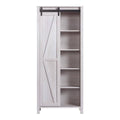 White Oak Wood Sliding Door Pantry E918