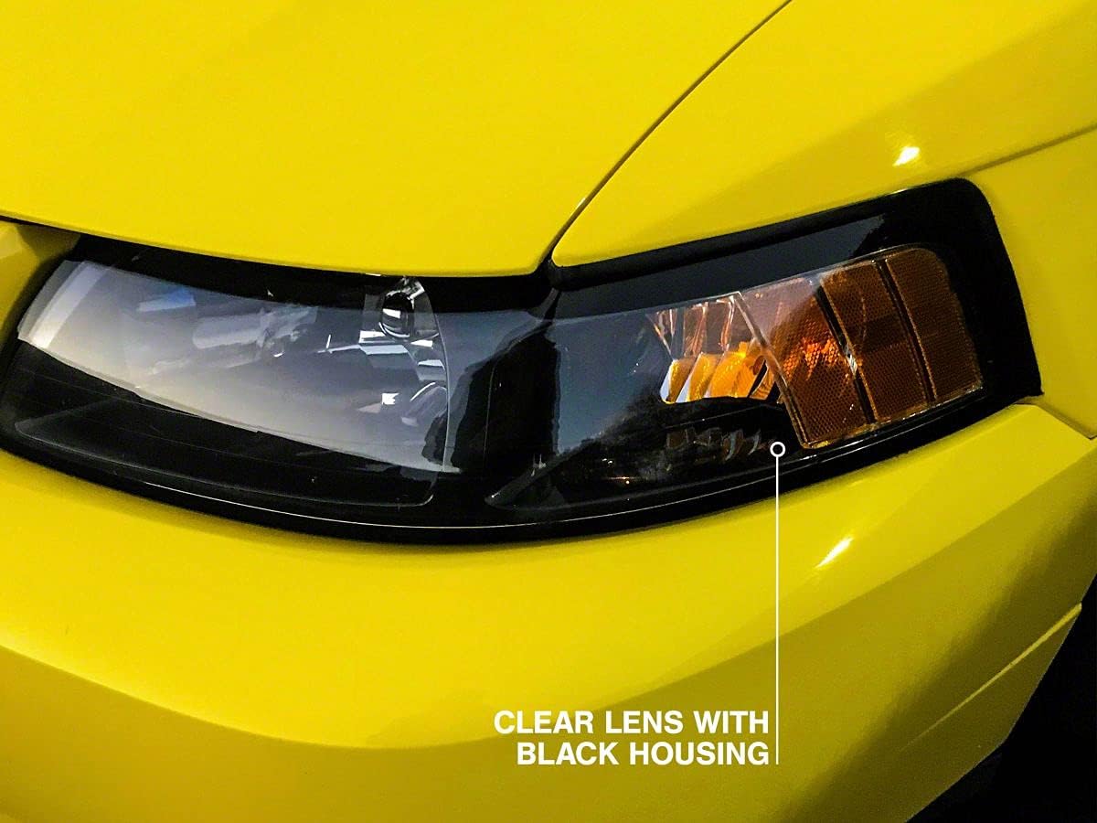 Black Housing Clear Lens Headlights F576514