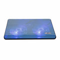 Blue Double Fans Laptop Cooling Pad with Two USB Ports E79262