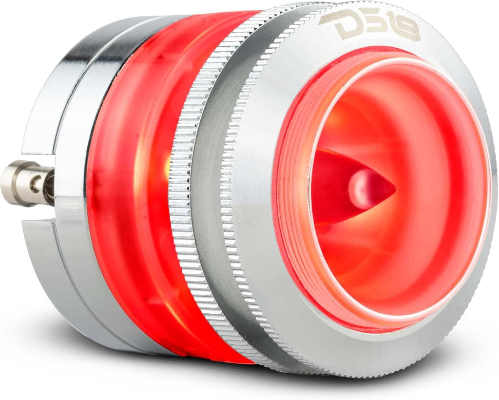 RGB Aluminum Super Bullet Tweeter with Neodymium Magnet, 1" Voice Coil, Polycarbonate Body, 200W Max, 4 Ohms, Pack of 2 A857494