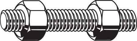 1-3/4-8X17 Stud Bolts, pk3 P162157