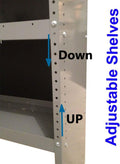 Van Shelving Storage Unit 45" L x 13" D x 44" H S5581