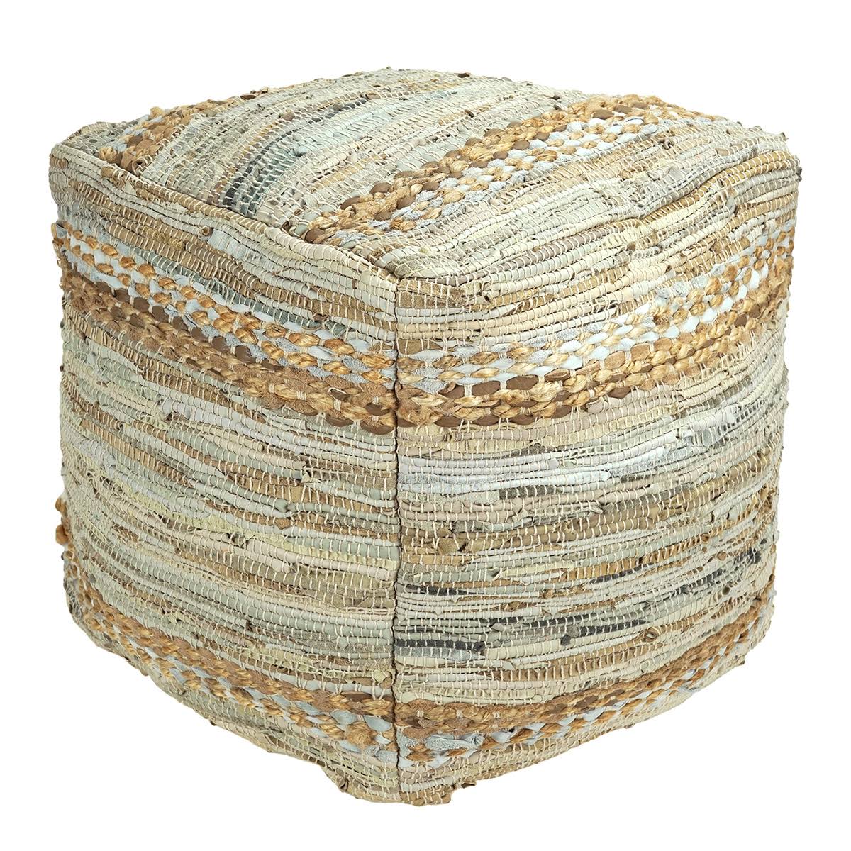 Neutral Pouf Decorative Object T513