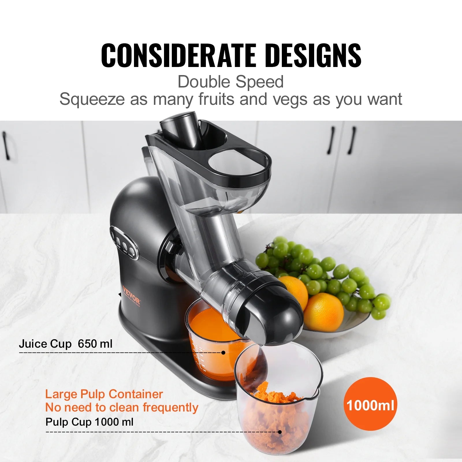 Masticating Slow Juicer Electric Cold Press T272