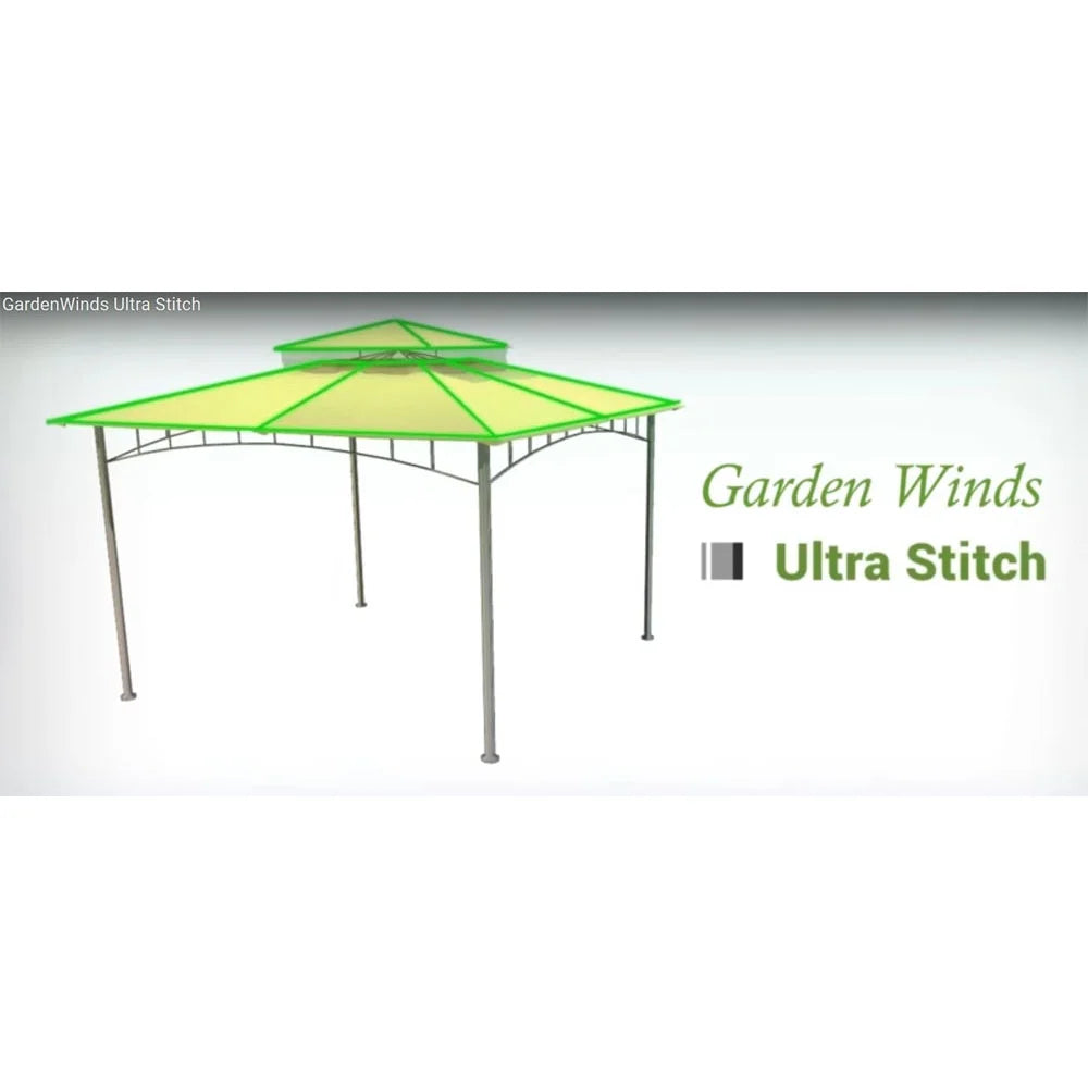 Stripe Canyon Replacement Canopy Top Cover for Pergola B15780