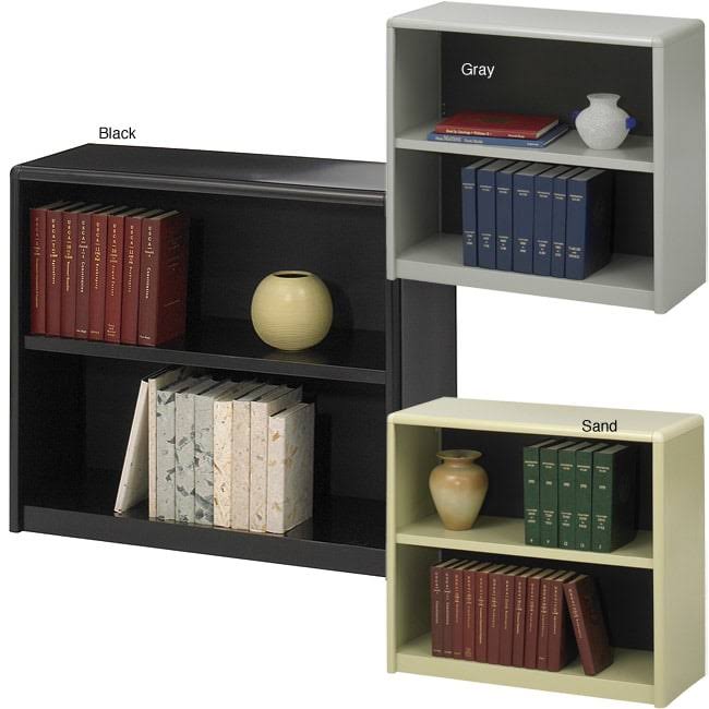 Black 2-Shelf Bookcase C249