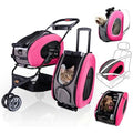 5-in-1 Pet Carrier with Backpack and Shoulder Strap J125304