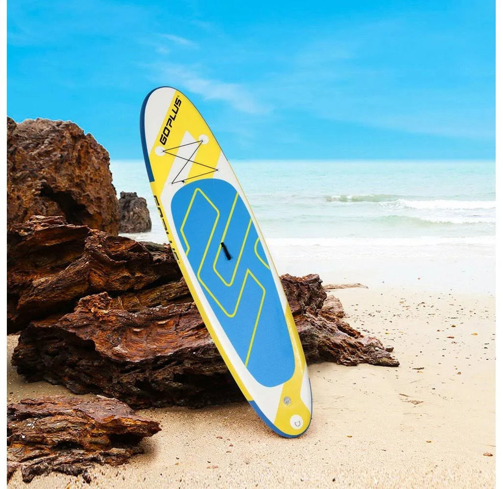 Yellow Inflatable 10-Foot Stand Up Paddle Board G939974