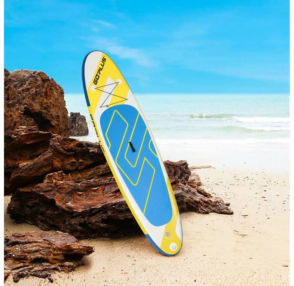 Yellow Inflatable 10-Foot Stand Up Paddle Board G939974
