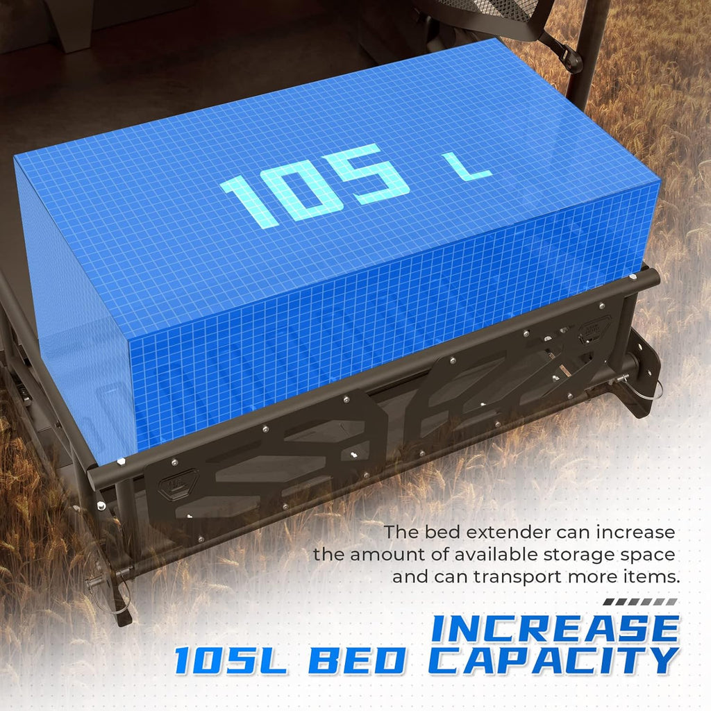 Black Steel Cargo Bed Extender I495