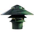 10 x 3 in 120V Incandescent Three Tier Pagoda Light Green J598566