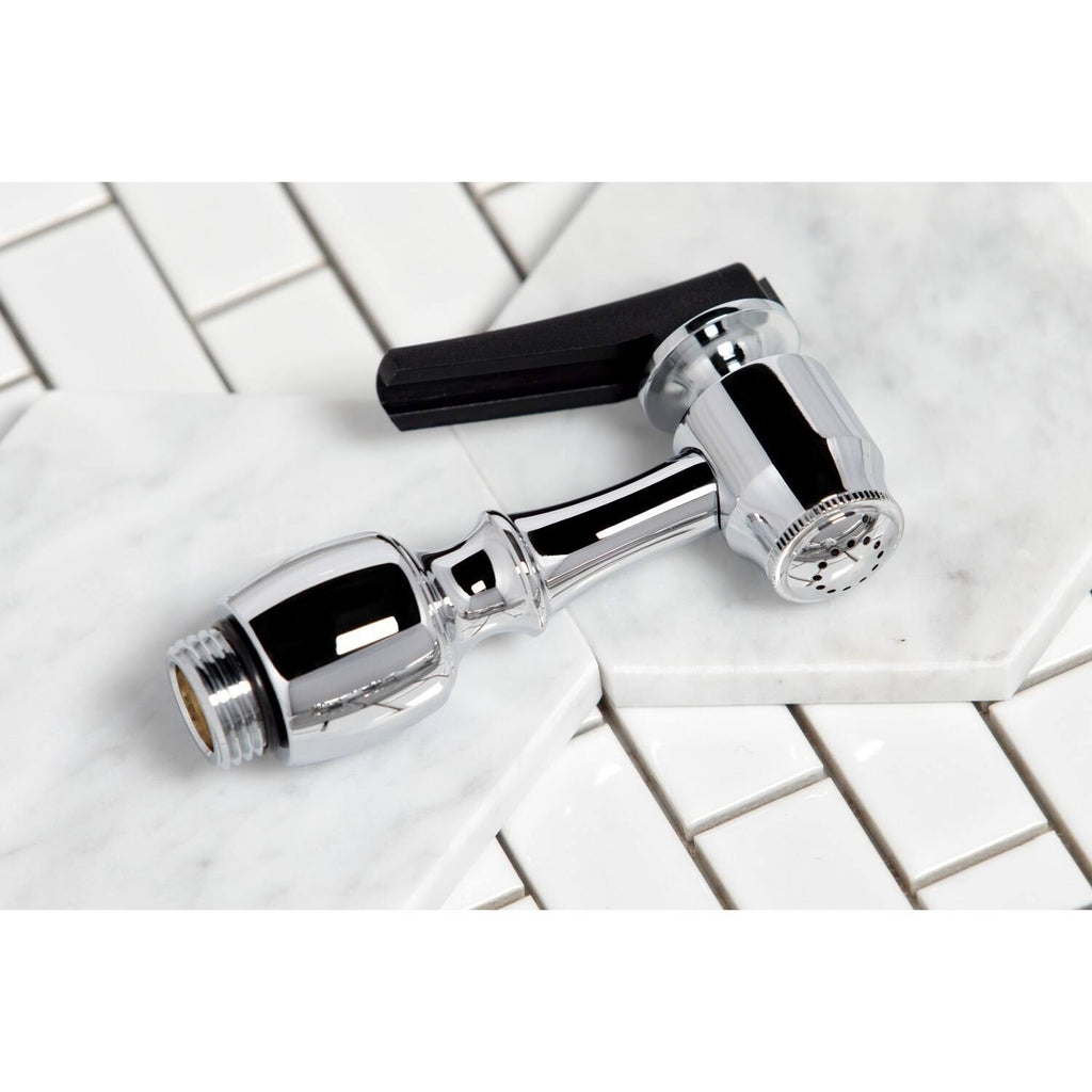 Widespread Kitchen Faucet with Brass Sprayer K2856