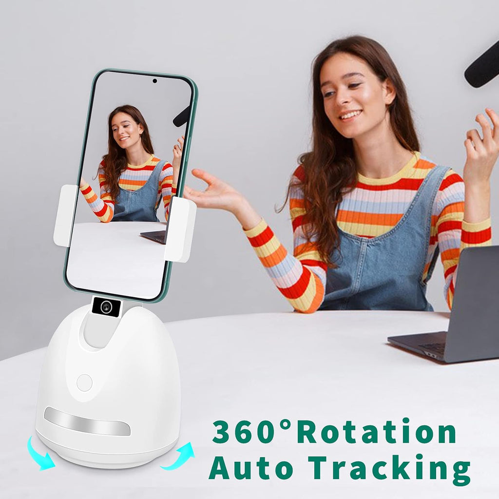 Smart Tracking Phone Holder with Selfie Light, Pack of 2 G5843