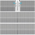 T316 Stainless Steel Swage Lag Screws for Deck Railing Hardware, 120 Packs X60123