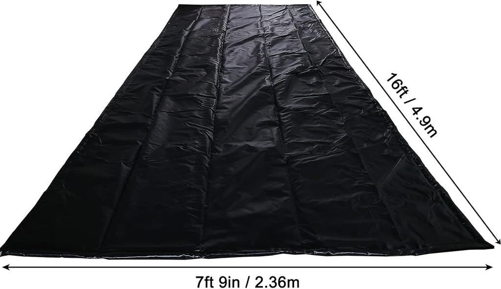 Black Garage Containment Mats 7'9'' X 18' K895