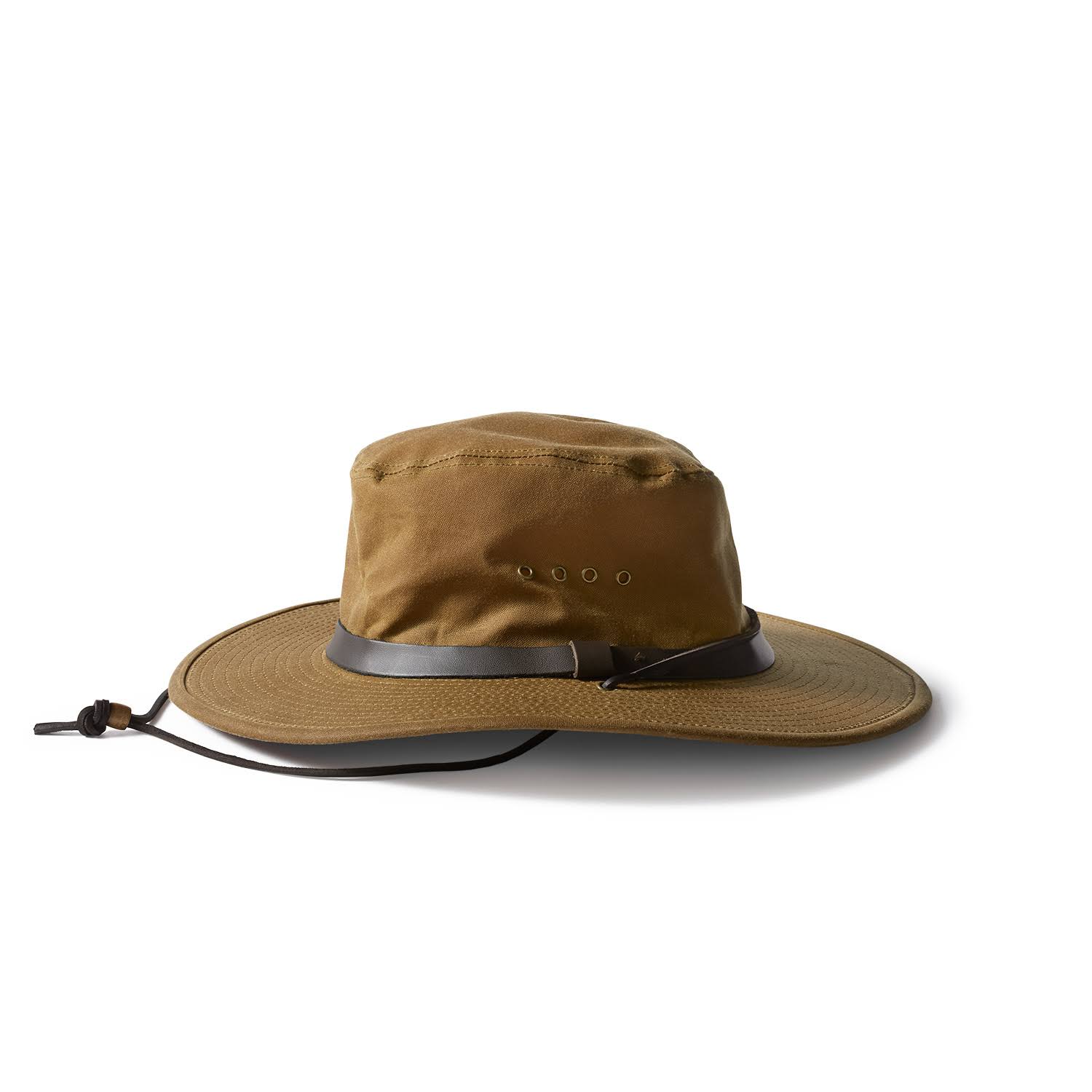 Dark Tan Tin Cloth Bush Hat Z284