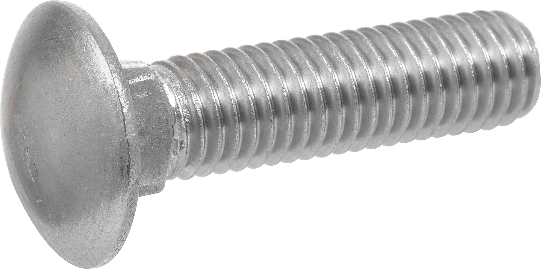 Stainless Steel Carriage Bolt, 1/4 x 4-1/2-Inch, 25-Pack K327222